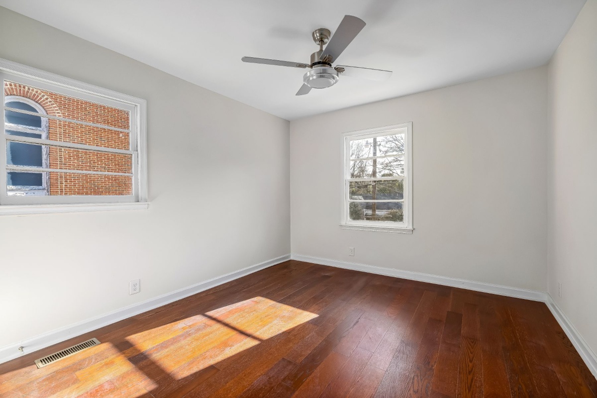 Empty apartment interior ready for a move-in condition inspection