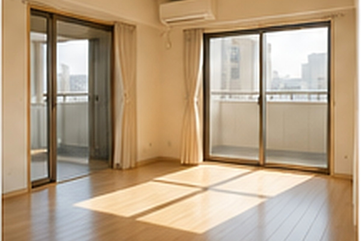Bright Japanese apartment representing life after spouse status approval