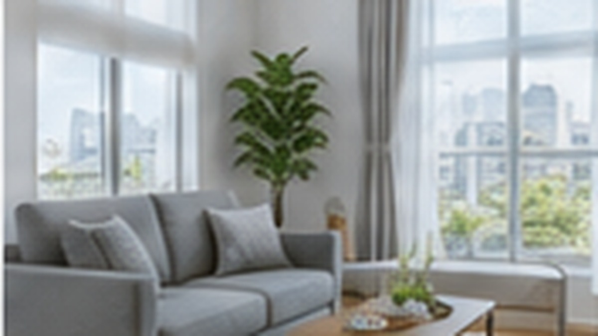 Bright modern apartment interior in Japan before move-in