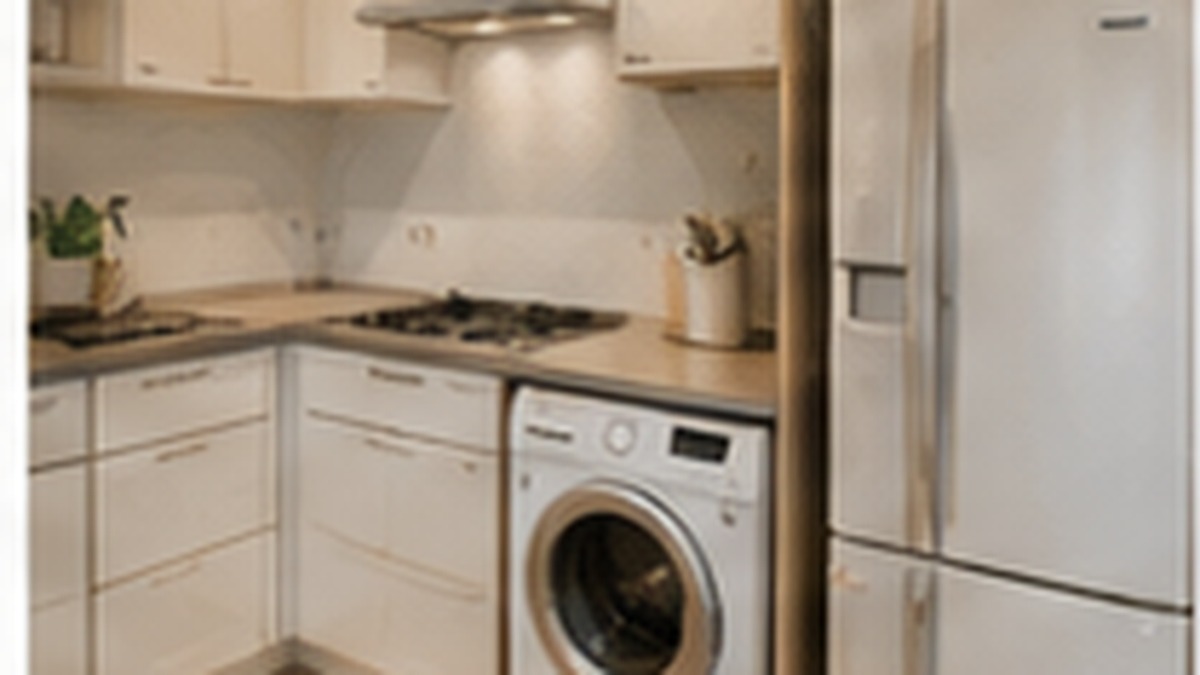Clean apartment kitchen ready for a new tenant in Japan